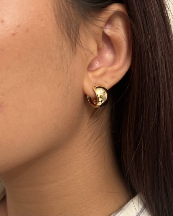 Gabrielle Huggie Earrings - Image 2