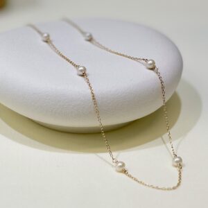 Talia Pearl by the Yard Necklace