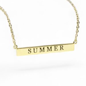 Paige Nameplate Necklace