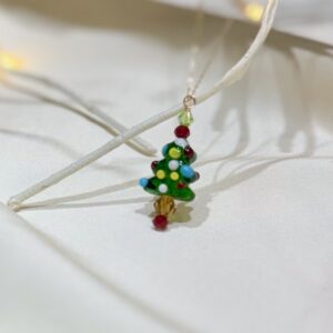Trudy Christmas Tree Necklace