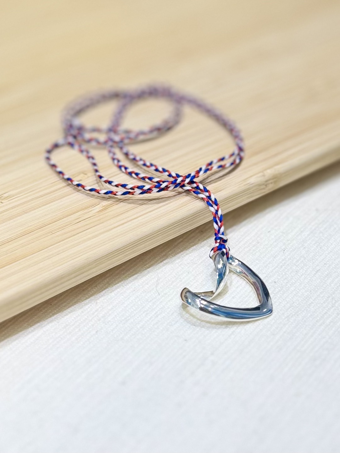 Kayla Cord Heart Necklace - Image 5