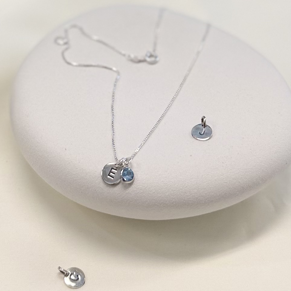 Paige Initial Necklace - Image 3