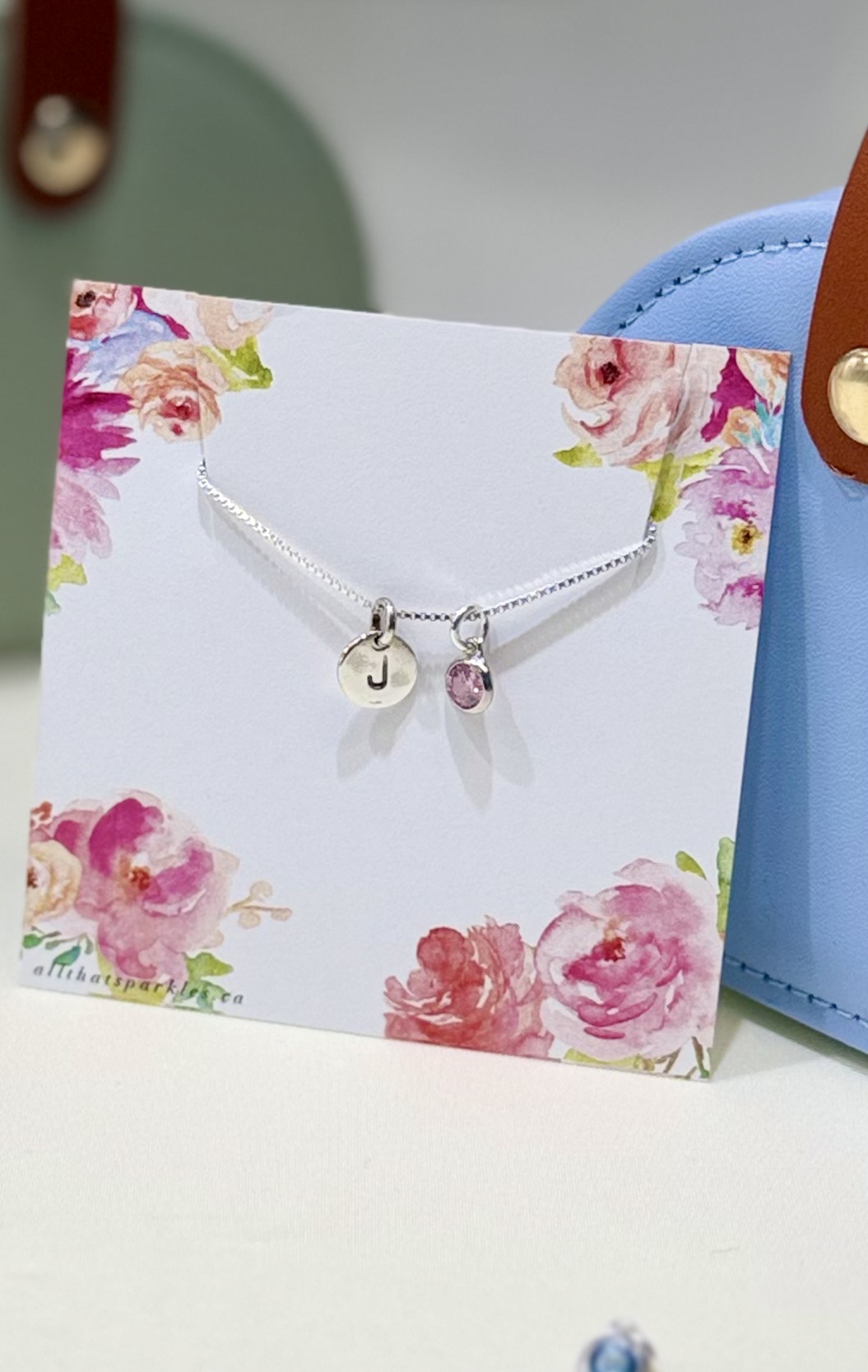 Paige Initial Necklace - Image 2