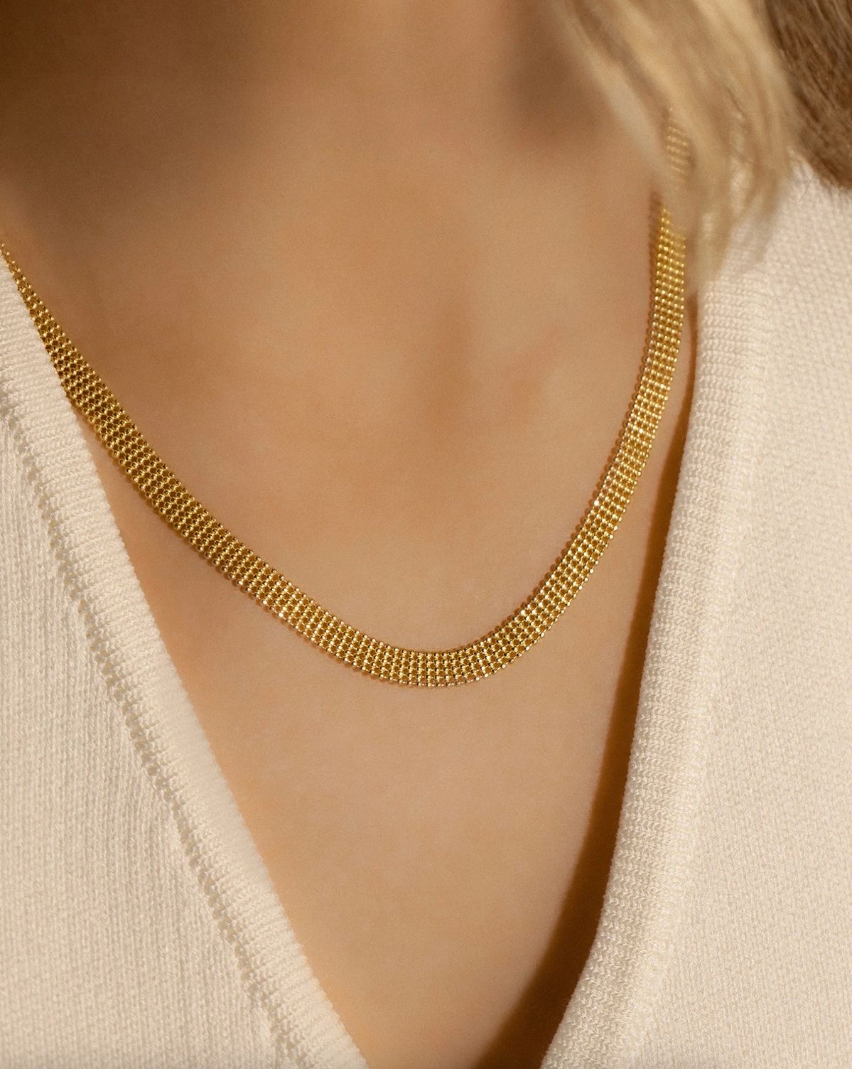 Antoinette Mesh Necklace