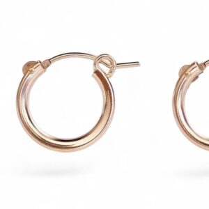 Oakley Rose Gold Hoops