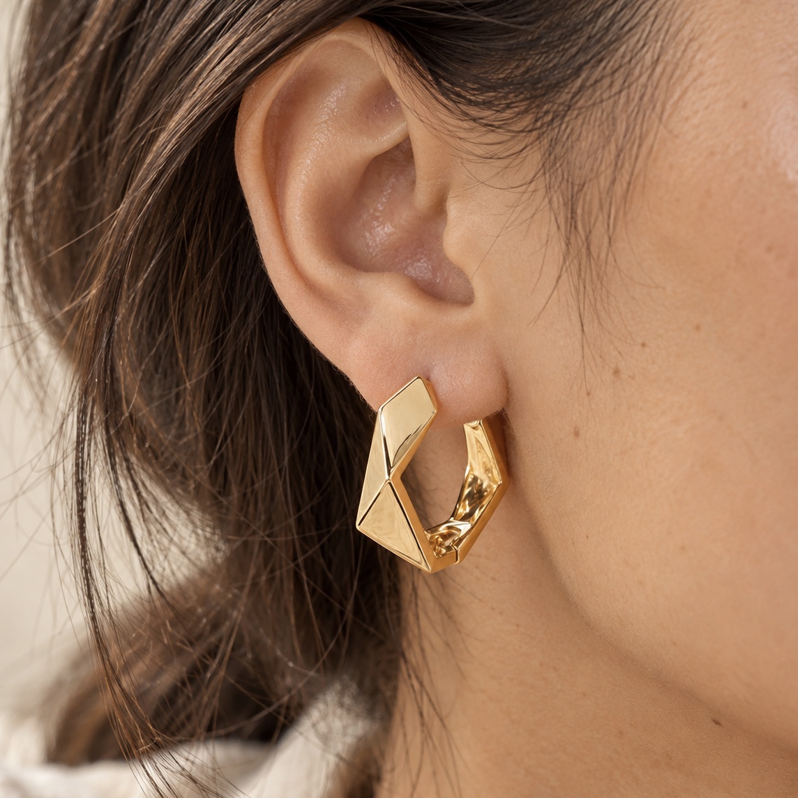 Lucienne Hoop Earrings - Image 2