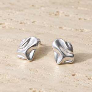 Ines Molten Stud Earrings