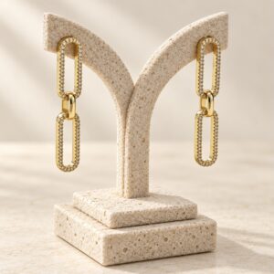 Sylvie Paperclip Earrings